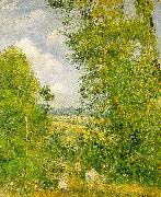 Resting in the Woods at Pontoise, Camille Pissaro